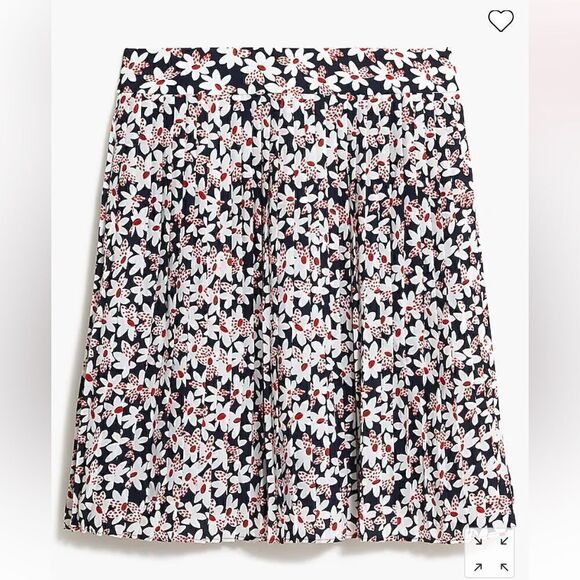J. Crew Factory Dresses & Skirts - NWT Floral pleated mini skirt   